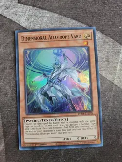 Yugioh! Dimensional Allotrope Varis - PHHY-EN028 - Super Rare - 1st Edition Near - Image 1