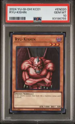 2024 YU-GI-OH! KC01-25TH ANV ULTIMATE KAIBA SET #EN020 RYU-KISHIN PSA 10 - Image 1