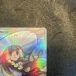 Lillie 147/149 Full Art Trainer Ultra Rare Pokemon Card TCG Sun and Moon Base NM - Image 3