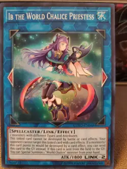 YuGiOh Ib the World Chalice Priestess - COTD-EN048 - Super Rare - 1st card lot - Image 1
