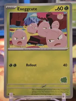 Exeggcute My First Battle Bulbasaur Stamp Non-holo Special Deck Pokemon Card - Image 1