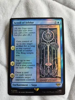Scroll of Isildur 0069 - Foil The Lord of the Rings MTG NM Card - Image 1