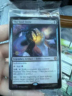 The Soul Stone Foil Sealed Promo Stamped Magic The Gathering SpiderMan Card - Image 2