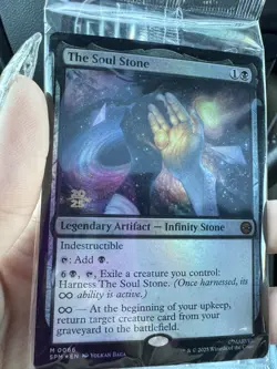 The Soul Stone Foil Sealed Promo Stamped Magic The Gathering SpiderMan Card - Image 3