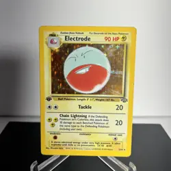 Electrode 2/64 Jungle 1st Edition Holo Rare Pokemon Card MP - Image 1