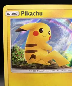 Pikachu 28/73 Holo Shining Legends 2017 Pokemon Card TCG - Image 3