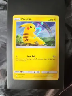 Pikachu - 28/73 - Holo Promo Rare Shining Legends Set - Pokemon Card - NM - Image 1