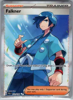 Falkner 251/193 Full Art Trainer - Paldea Evolved - Pokemon Card - NM - Image 1