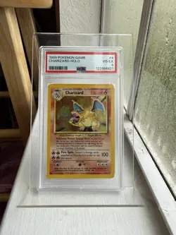 1999 Pokemon Base Set Charizard Holo PSA 4 VG-EX #4 - Rare Collectible Card - Image 1