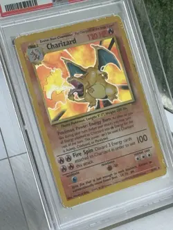 1999 Pokemon Base Set Charizard Holo PSA 4 VG-EX #4 - Rare Collectible Card - Image 3