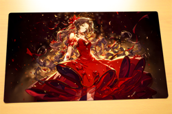 No.4109 Final Fantasy TCG Custom Playmat Aerith Gainsborough FF Card Game Mat - Image 3