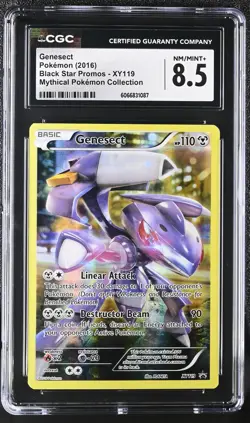 CGC 8.5 Genesect 2016 Black Star Promos XY119 Pokemon Card - Image 1