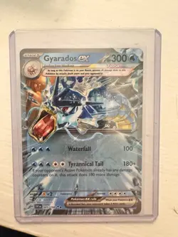 Pokemon Gyrados EX TCG Double Rare Holo Card Scarlet and Violet 045/198 - Image 1