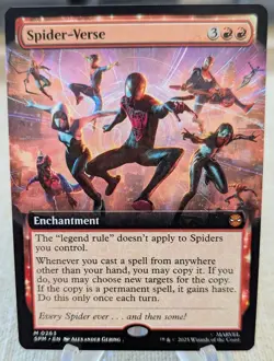 Spider-Verse Extended Art M MTG Marvel's Spider-Man M/NM, English 0263 - Image 1