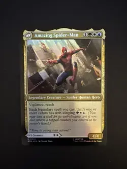 Peter Parker - Foil - Marvel's Spider-Man (SPM) MTG prerelease promo - Image 2
