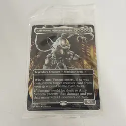 MTG Anti-Venom Horrifying Healer Promo Exclusive Borderless Foil #1 PRM Magic - Image 1