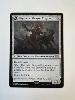 Phyrexian Dragon Engine / Mishra, Lost to Phyrexia - MTG The Brothers' War - NM - Image 1