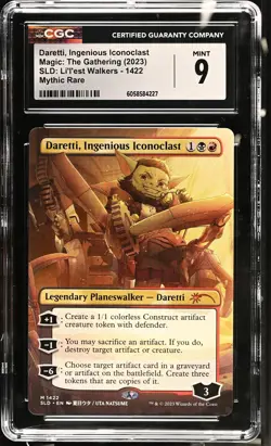 DARETTI, INGENIOUS ICONOCLAST Secret Lair Mythic CGC 9 MTG [Nostalgium] - Image 1