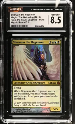 SHARUUM THE HEGEMON From the Vault: Legends Foil Mythic CGC 8.5 MTG EDH [NOS] - Image 1