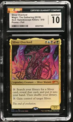 SLIVER OVERLORD Secret Lair Foil Mythic CGC 10 MTG EDH [Nostalgium] - Image 1