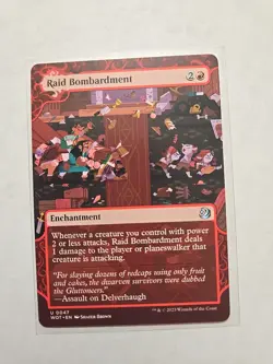 Raid Bombardment - Wilds of Eldraine: Enchanting Tales - LP - MTG Magic Enchant - Image 1