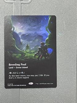 Breeding Pool Foil Extended Art Showcase & Galaxy Forest Edge of Eternities MTG - Image 2