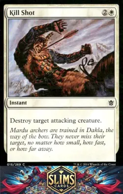 Magic the Gathering MTG Khans of Tarkir Kill Shot #15 Buy 2 Get 1 - Image 1