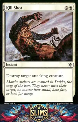 Magic the Gathering MTG Khans of Tarkir Kill Shot #15 Buy 2 Get 1 - Image 1