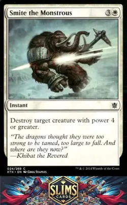 Magic the Gathering MTG Khans of Tarkir Smite the Monstrous #24 Buy 2 Get 1 - Image 1