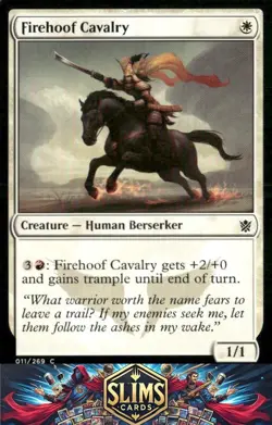 Magic the Gathering MTG Khans of Tarkir Firehoof Cavalry #11 Buy 2 Get 1 - Image 1