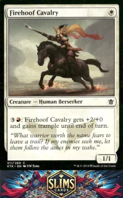 Magic the Gathering MTG Khans of Tarkir Firehoof Cavalry #11 Buy 2 Get 1 - Image 1