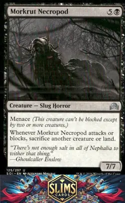 Magic the Gathering MTG Shadows over Innistrad Morkrut Necropod #125 Buy 2 Get 1 - Image 1