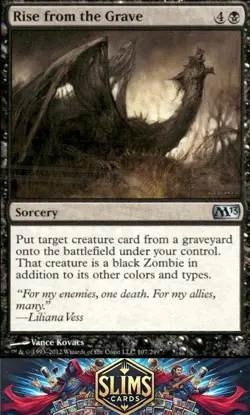 Magic the Gathering MTG Magic 2013 (M13) Rise from the Grave #107 Buy 2 Get 1 - Image 1