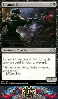 Magic the Gathering MTG Eldritch Moon Liliana's Elite #94 Buy 2 Get 1 - Image 1