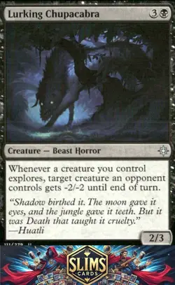 Magic the Gathering MTG Ixalan Lurking Chupacabra #111 Buy 2 Get 1 - Image 1