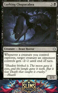 Magic the Gathering MTG Ixalan Lurking Chupacabra #111 Buy 2 Get 1 - Image 1