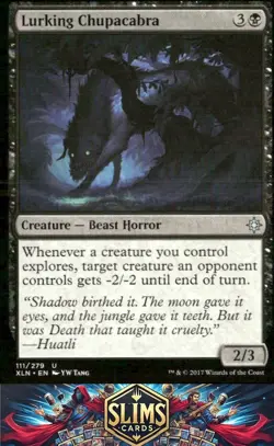 Magic the Gathering MTG Ixalan Lurking Chupacabra #111 Buy 2 Get 1 - Image 1