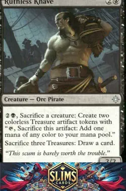 Magic the Gathering MTG Ixalan Ruthless Knave #119 Buy 2 Get 1 - Image 1