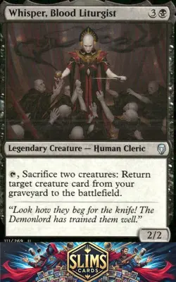 Magic the Gathering MTG Dominaria Whisper, Blood Liturgist #111 Buy 2 Get 1 - Image 1