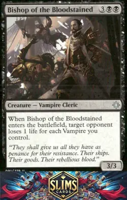 Magic the Gathering MTG Ixalan Bishop of the Bloodstained #91 Buy 2 Get 1 - Image 1
