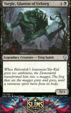 Magic the Gathering MTG Dominaria Yargle, Glutton of Urborg #113 Buy 2 Get 1 - Image 1