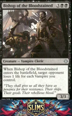 Magic the Gathering MTG Ixalan Bishop of the Bloodstained #91 Buy 2 Get 1 - Image 1