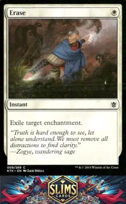 Magic the Gathering MTG Khans of Tarkir Erase #9 Buy 2 Get 1 - Image 1