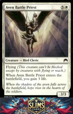 Magic the Gathering MTG Magic Origins Aven Battle Priest #6 Buy 2 Get 1 - Image 1