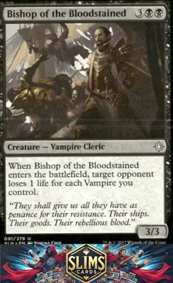 Magic the Gathering MTG Ixalan Bishop of the Bloodstained #91 Buy 2 Get 1 - Image 1