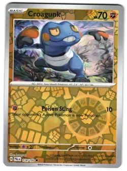 Croagunk 114/193 Reverse Holo SV02: Paldea Evolved Pokemon TCG - Image 1