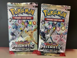 2X Pokemon TCG Prismatic Evolutions Booster Packs - Brand New, Unweighed, Lot - Image 1