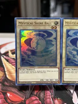 YuGiOh! 3x Mystical Shine Ball GFP2-EN046 1st Edition NM UR Playset - Image 2