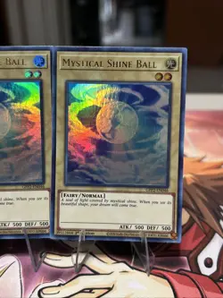 YuGiOh! 3x Mystical Shine Ball GFP2-EN046 1st Edition NM UR Playset - Image 4