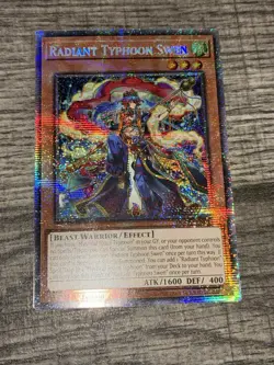 Yugioh! Radiant Typhoon Swen (STRL) DOOD-EN017 1st Edition Starlight Rare NM - Image 2